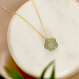 Floral Necklace with Jasper