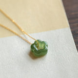 Floral Necklace with Jasper