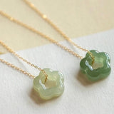Floral Necklace with Jasper