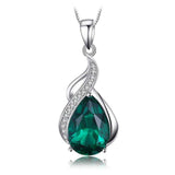 Leonias Emerald Stone Necklace