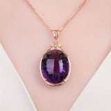 Maria Amethyst Necklace
