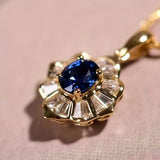 Or Bleu Necklace