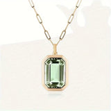 Sofia Emerald Stone Necklace