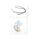 Tree of Life Pendant Necklace with Crystal