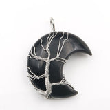 Tree of Life Pendant Necklace with Crystal