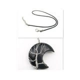Tree of Life Pendant Necklace with Crystal