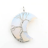 Tree of Life Pendant Necklace with Crystal