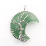 Tree of Life Pendant Necklace with Crystal