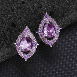 Nadine Amethyst Necklace & Earrings