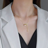 Necklace with Two Circles