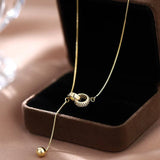 Necklace with Two Circles