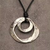 Necklace with Irregular Geometric Pendant