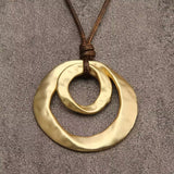 Necklace with Irregular Geometric Pendant
