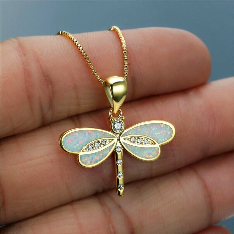 Necklace with Gold Symphony & Opal