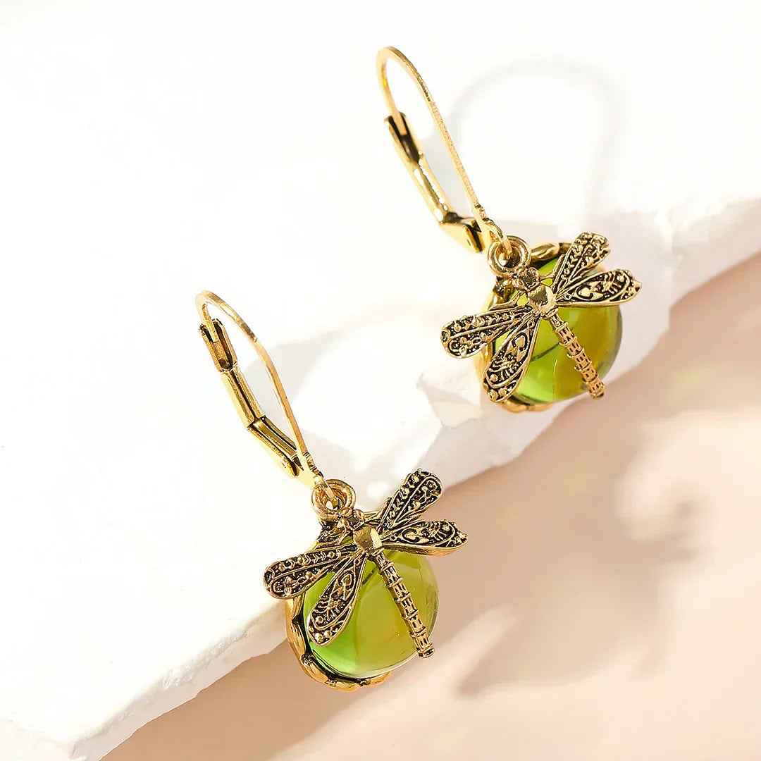 Round Earrings in Antique Silver