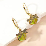 Round Earrings in Antique Silver
