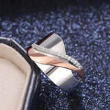 Ring in White & Rose Gold