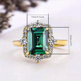 Agate Ring – Queen of Emerald