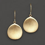 Retro Stainless Steel Earrings in Gold Tone
