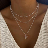 Retro Necklace with Star