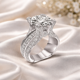 Retro Ring with Zircon