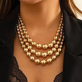 Bold Layered Gold Necklace