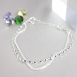Silver Zircon Bracelet