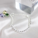 Silver Zircon Bracelet
