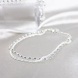 Silver Zircon Bracelet