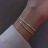 Silver Zircon Bracelet