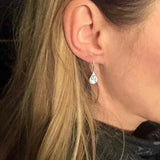Silver Pearl Earrings