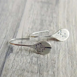 Silver Pearl Earrings