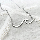 Silver Sea-Themed Necklace