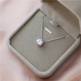 Silver Necklace with Cubic Zirconia