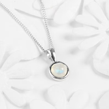 Silver Moonstone Necklace