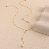 Silver Pearl Necklace