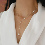 Silver Pearl Necklace