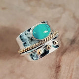 Wide Turquoise Ring