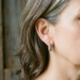 Vintage Mandala Earrings in Silver