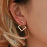 Layered Gold Earrings