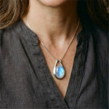 Vintage Pendant with White Opal