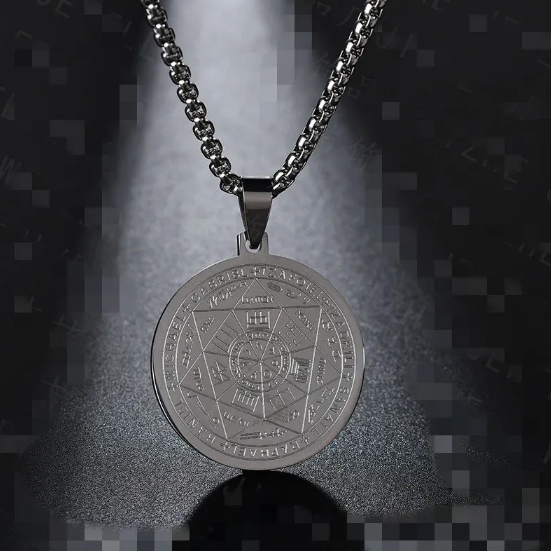 Triton Angel Six Stars Locket Pendant