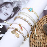 Hamsa Bracelet Set