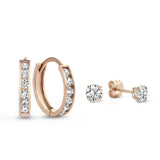 Dara Brillant Earring Set with Stones