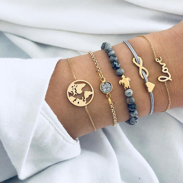 Luxury Shimmering Bracelet Set