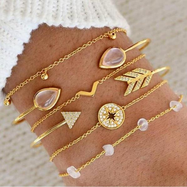 Luxury Shimmering Bracelet Set