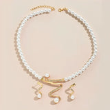 Natural Pearl Gift Set: Necklace & Earrings