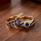 Abellissa Gold Ring Set