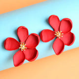 Gold Floral Earrings
