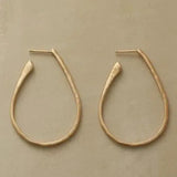 Gold Retro Bear-Shaped Earrings